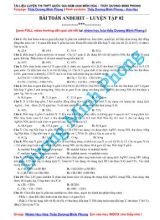 Tài liệu luyện thi THPT Quốc gia môn Hóa học năm 2020 - Bài toán andehit - Luyện tập 02 - Dương Minh Phong